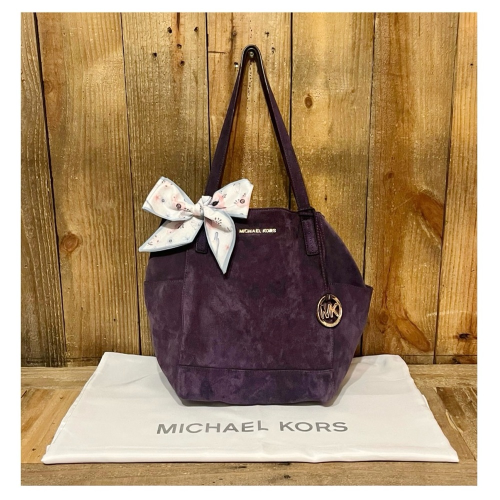 MICHAEL Michael Kors Purple Shoulder Bag - Picture 8 of 16
